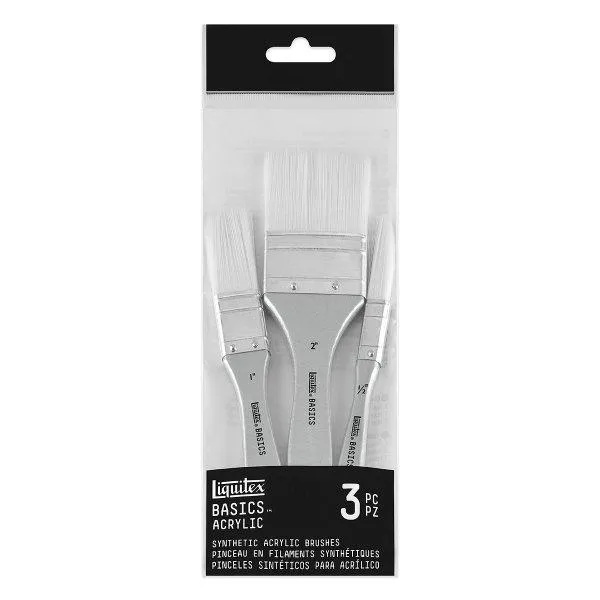 ■ Liquitex Basics Brush Set - 3 Synthetic