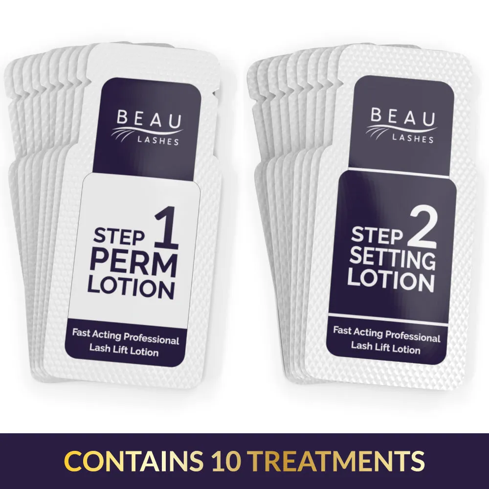10 Sets Of Lash Lift Lotions