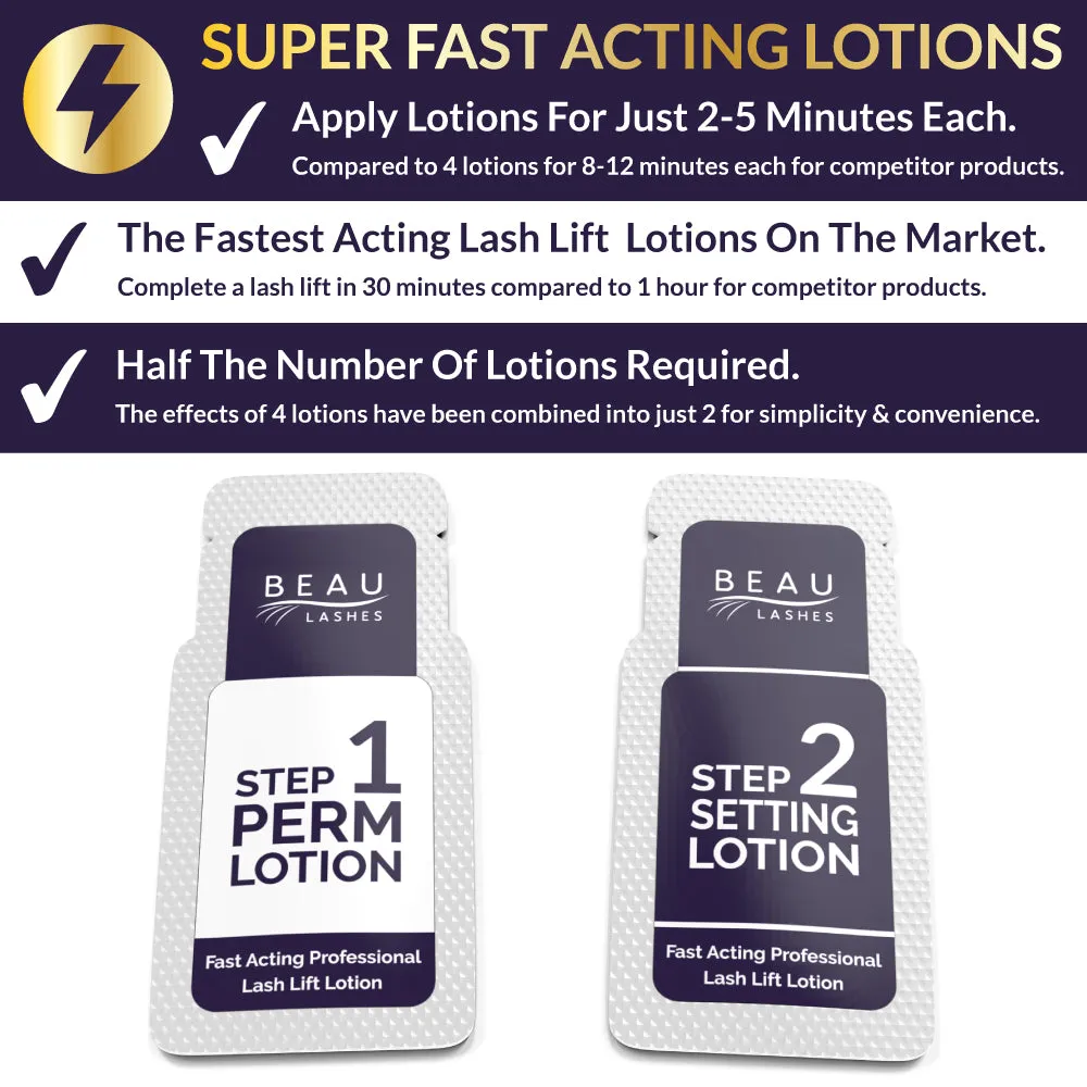 10 Sets Of Lash Lift Lotions