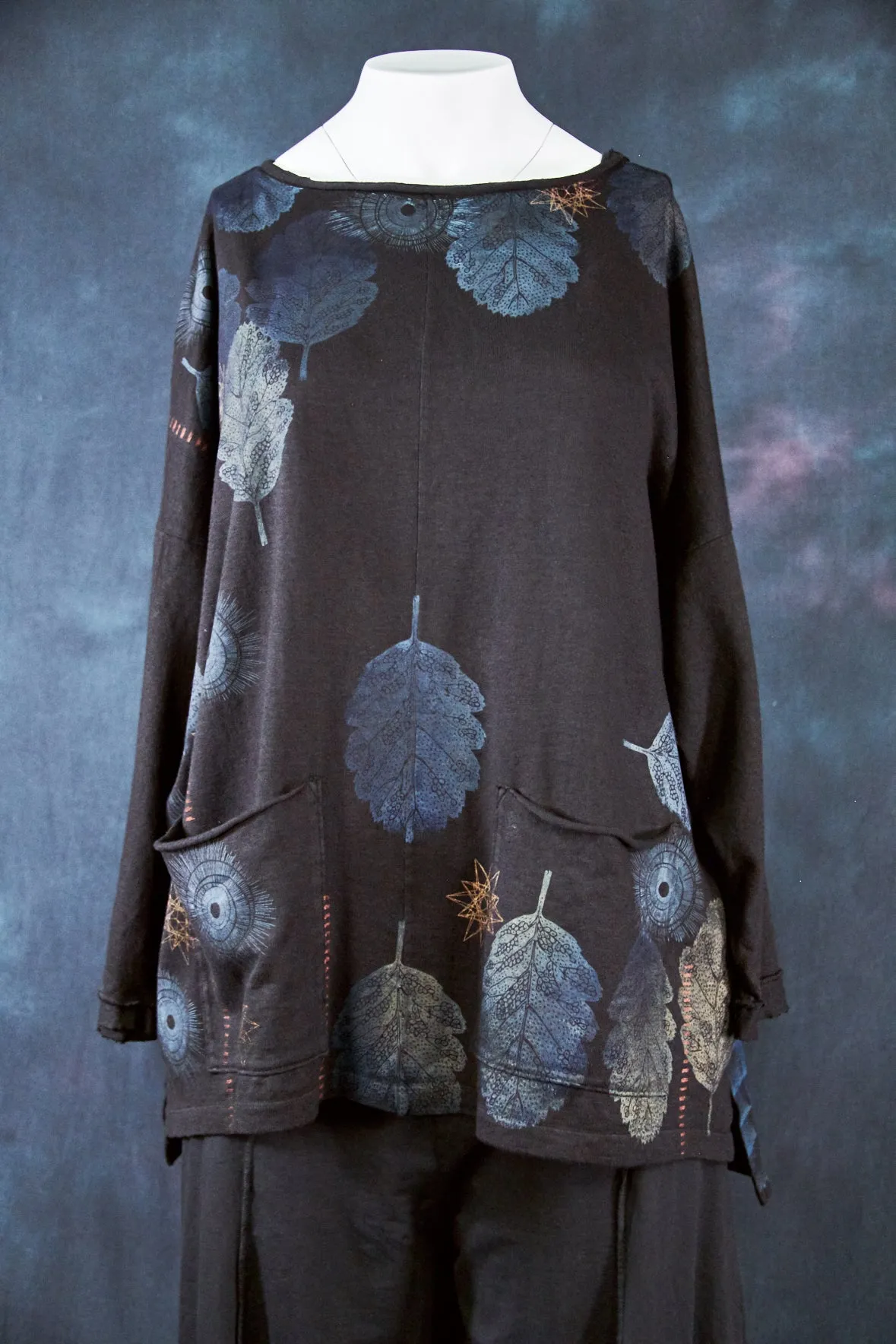 1585 Oversized Cabin Pullover Noir-P