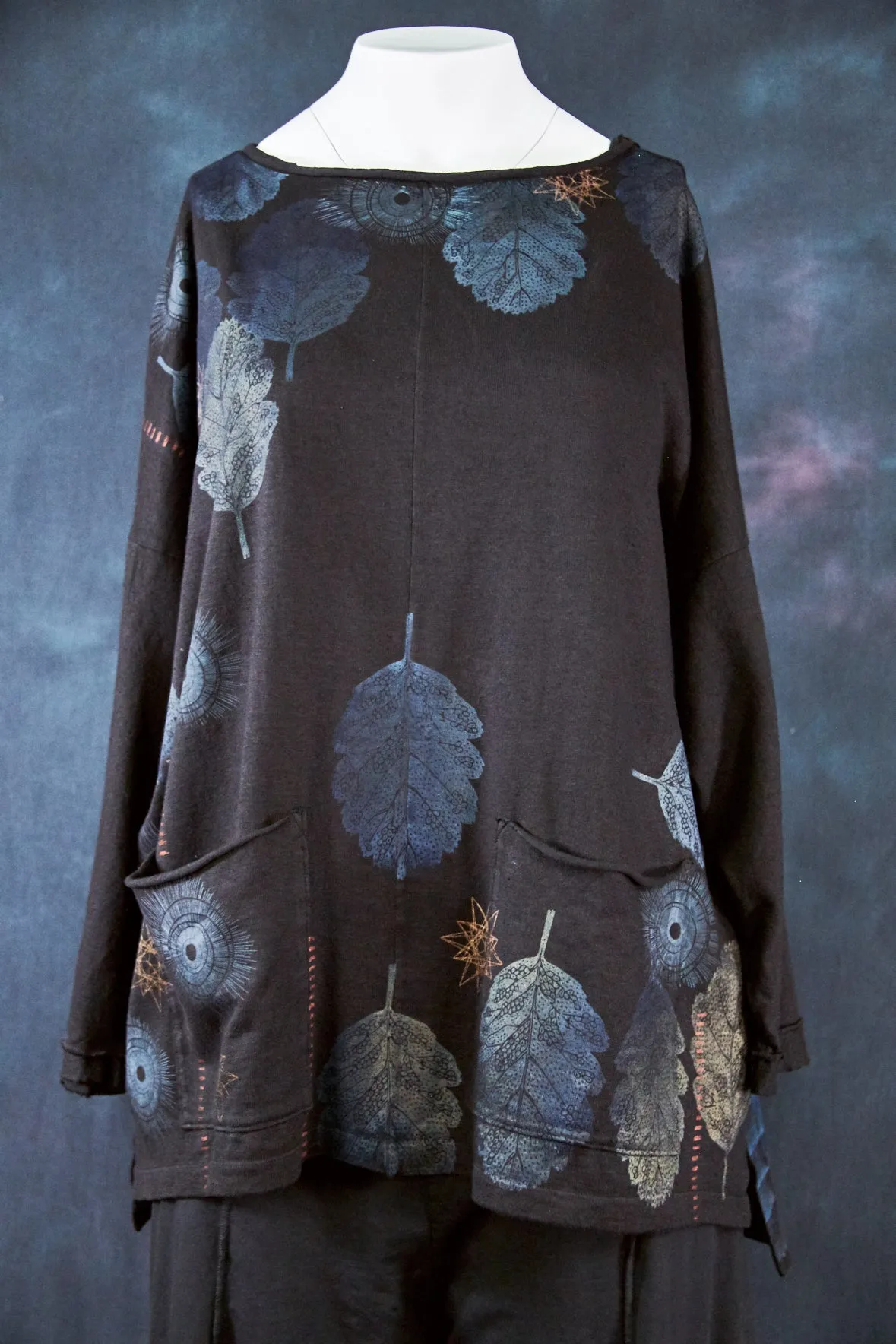1585 Oversized Cabin Pullover Noir-P