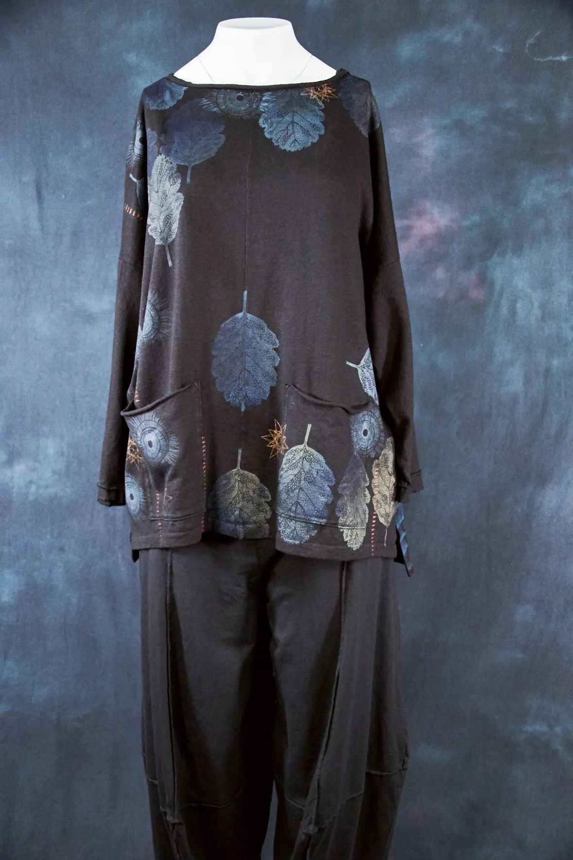 1585 Oversized Cabin Pullover Noir-P