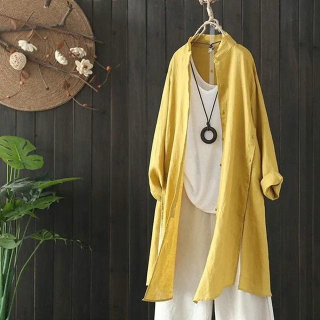 2019 Plus Size ZANZEA Spring Autumn Women Casual Cardigan Blouse