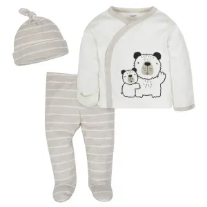 3-Piece Baby Boys Bear Take-Me-Home Set