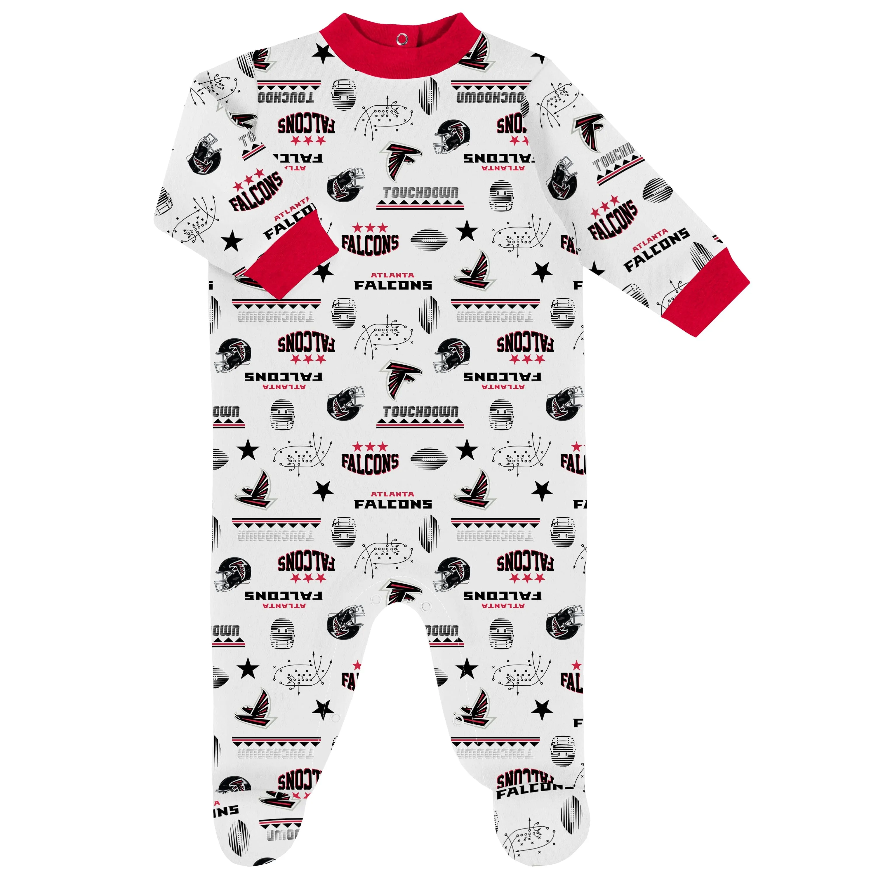 3-Piece Baby Boys Falcons Bodysuit, Sleep 'n Play, & Cap Set