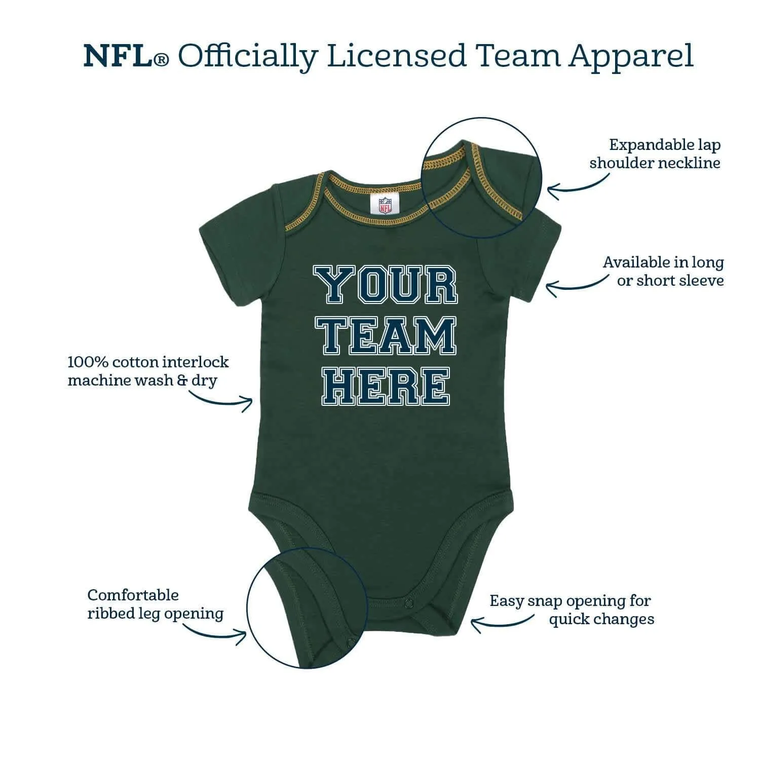 3-Piece Baby Boys Falcons Bodysuit, Sleep 'n Play, & Cap Set