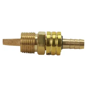 3/8" NPT Male Brass Fuel Petcock by Prism Supply Co