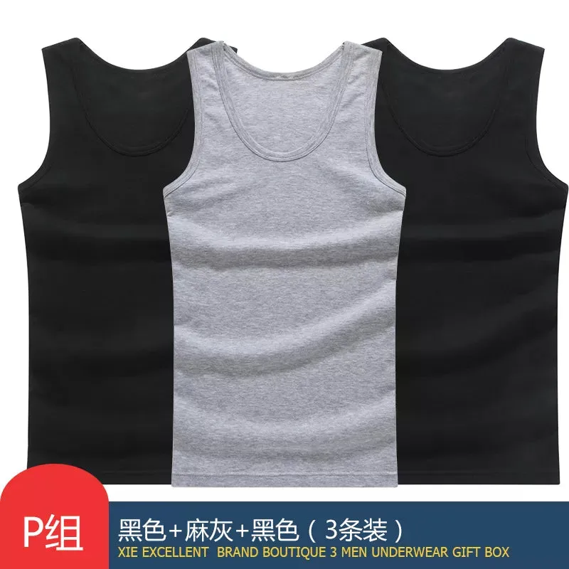 3pcs/lot Cotton Sleeveless Tank Top