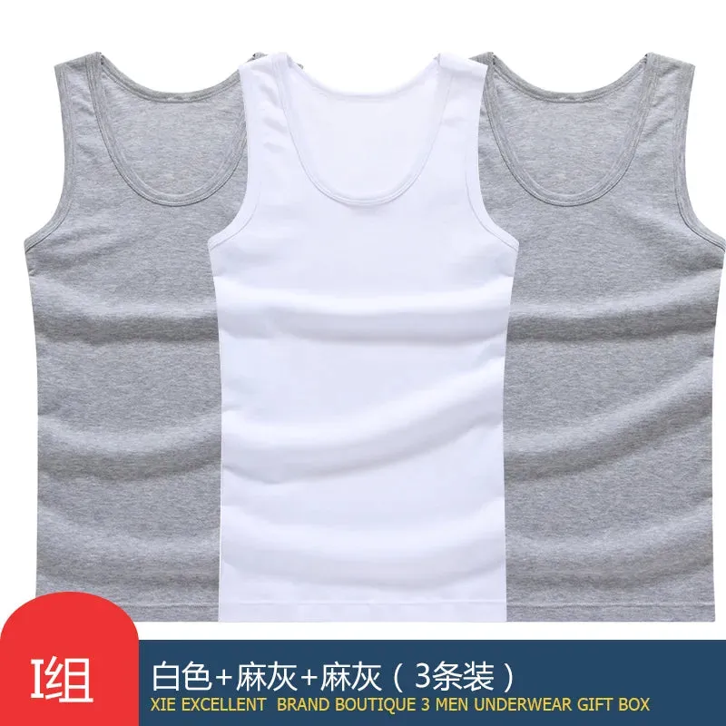 3pcs/lot Cotton Sleeveless Tank Top
