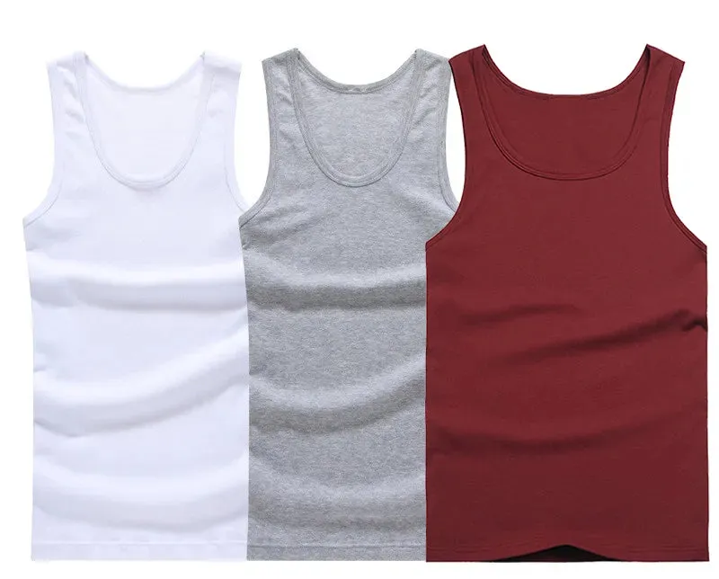 3pcs/lot Cotton Sleeveless Tank Top
