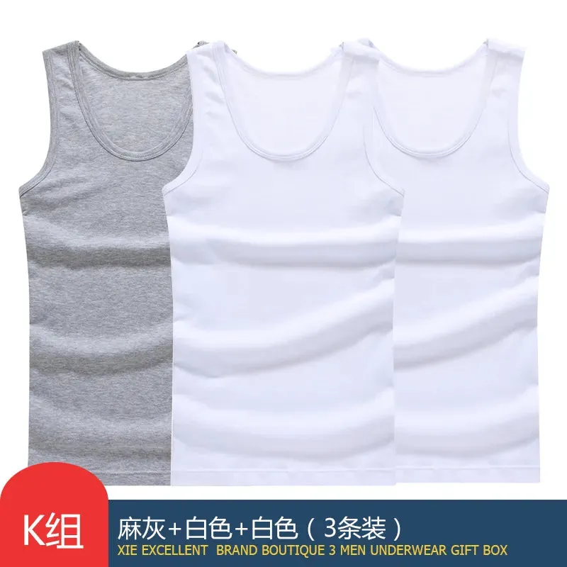 3pcs/lot Cotton Sleeveless Tank Top