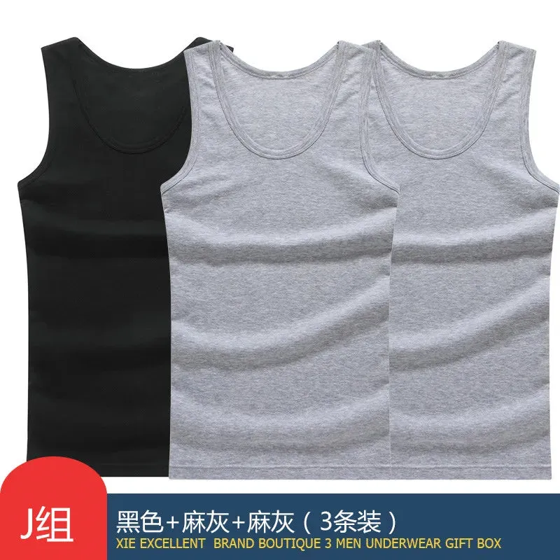 3pcs/lot Cotton Sleeveless Tank Top