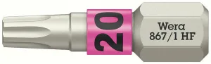 867/1 TORX® HF Bits with holding function, TX 20 x 25 mm