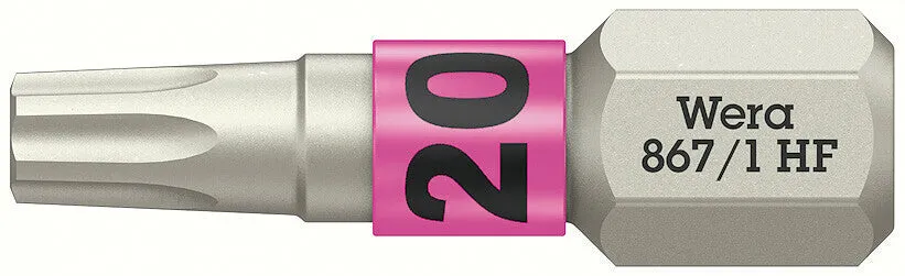 867/1 TORX® HF Bits with holding function, TX 20 x 25 mm