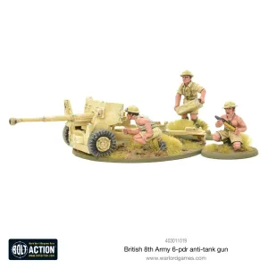 8th Army 6 Pounder Anti-Tank Gun