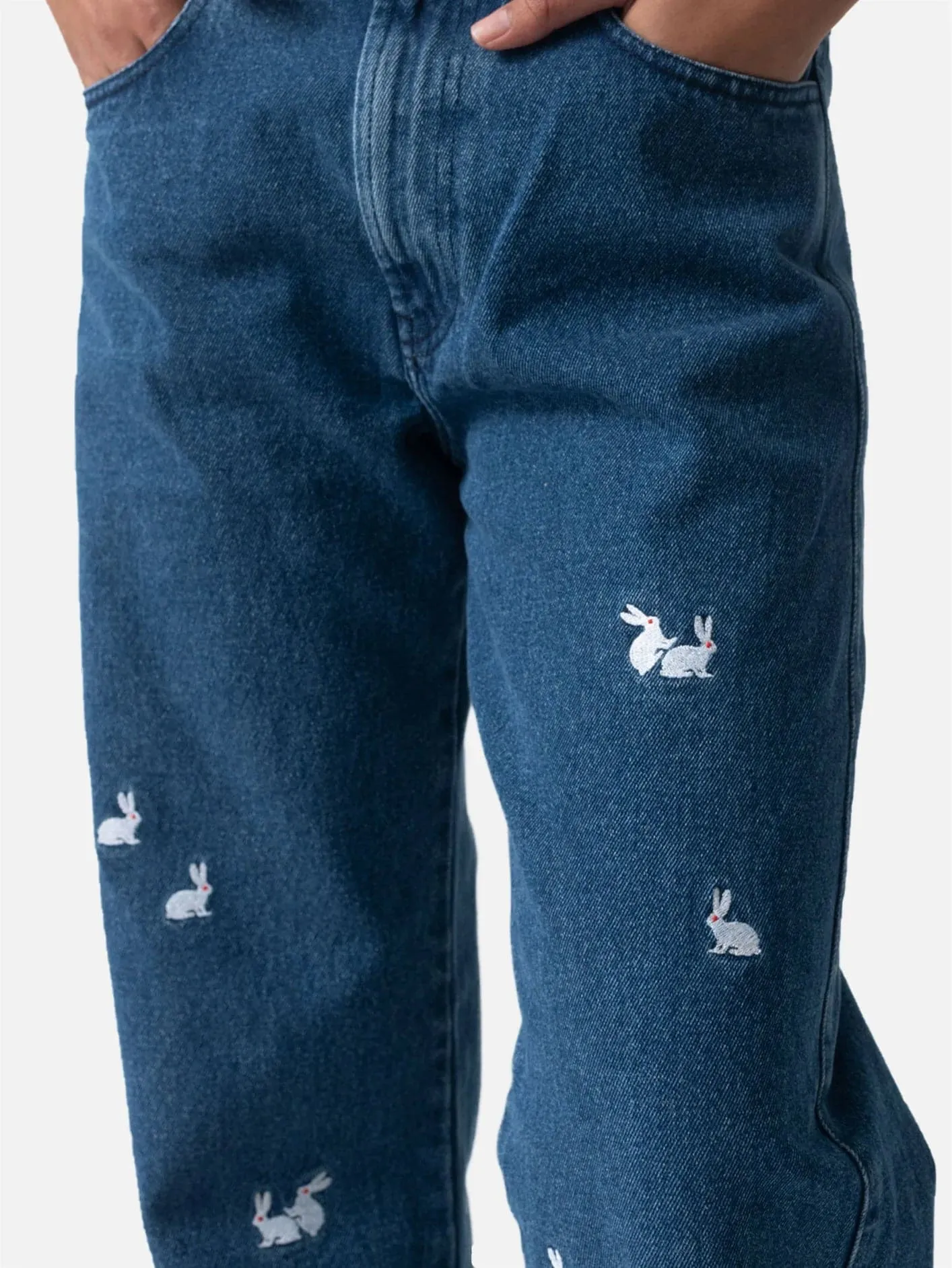 A Millionhare Pants - Washed Blue