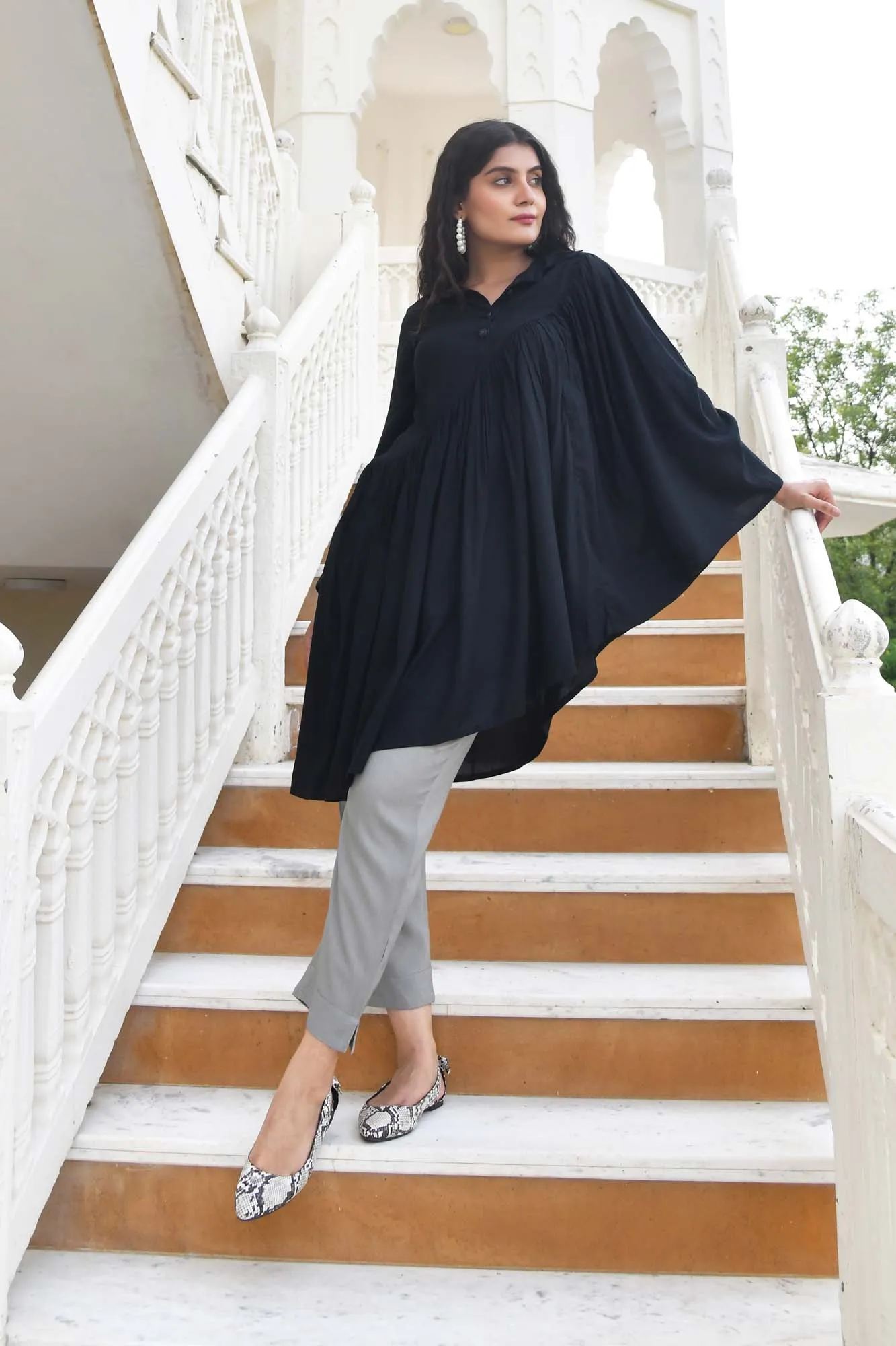 AAHELI BLACK FALL CO-ORD SET