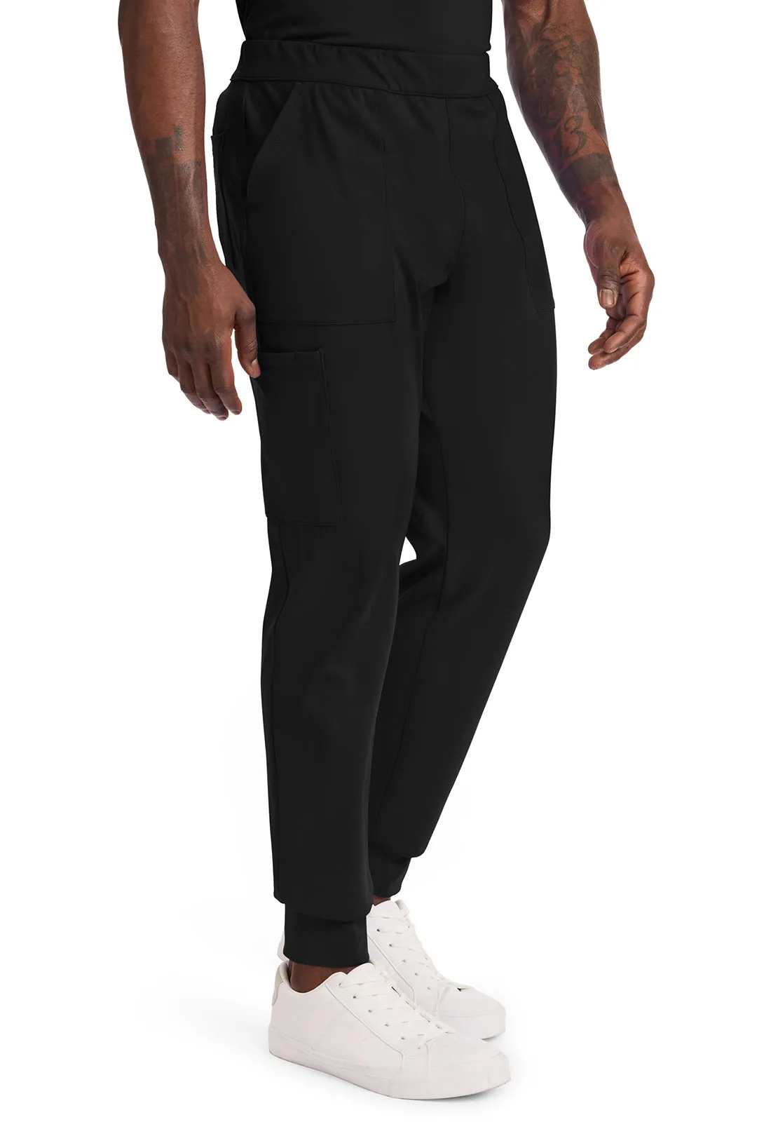 Achieve CK034 Men's 5-Pocket Jogger Pants Black
