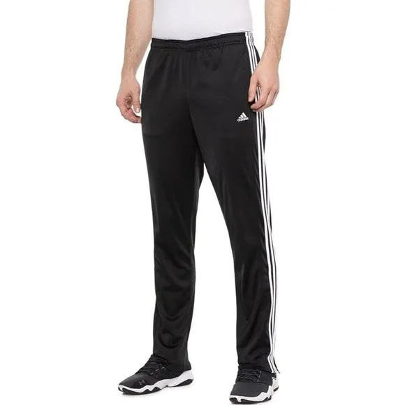 Adidas Men Sweatpants Ankle Zip 3 Stripes Tapered Track