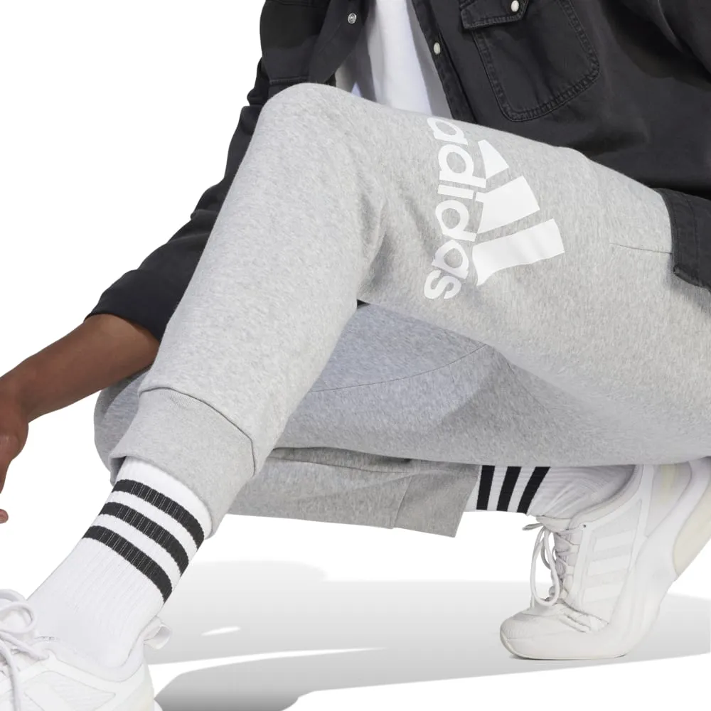 Adidas Mens Big Logo Fleece Tapered Cuff Pants