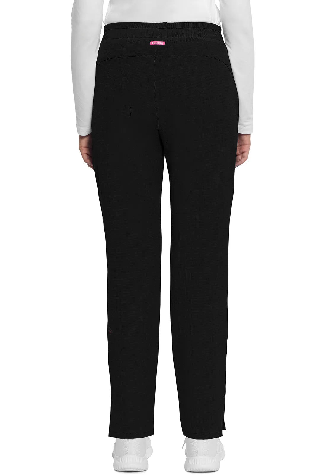 AMP MC101 Mid Rise Drawstring Tapered Leg Pants Black
