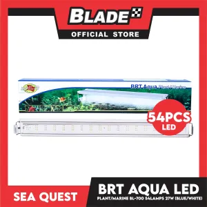 Aqua Sea Quest Product BRT Aqua Plant Marine (Blue/White) BL-700 70cm Lamp Size, 70-80cm Aquarium Size, Lamp Bead 54, 27W Power (30-35 Gallon)