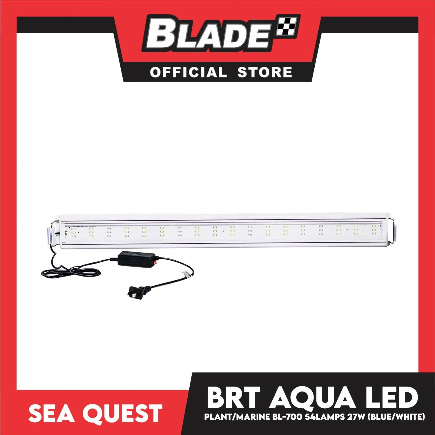 Aqua Sea Quest Product BRT Aqua Plant Marine (Blue/White) BL-700 70cm Lamp Size, 70-80cm Aquarium Size, Lamp Bead 54, 27W Power (30-35 Gallon)