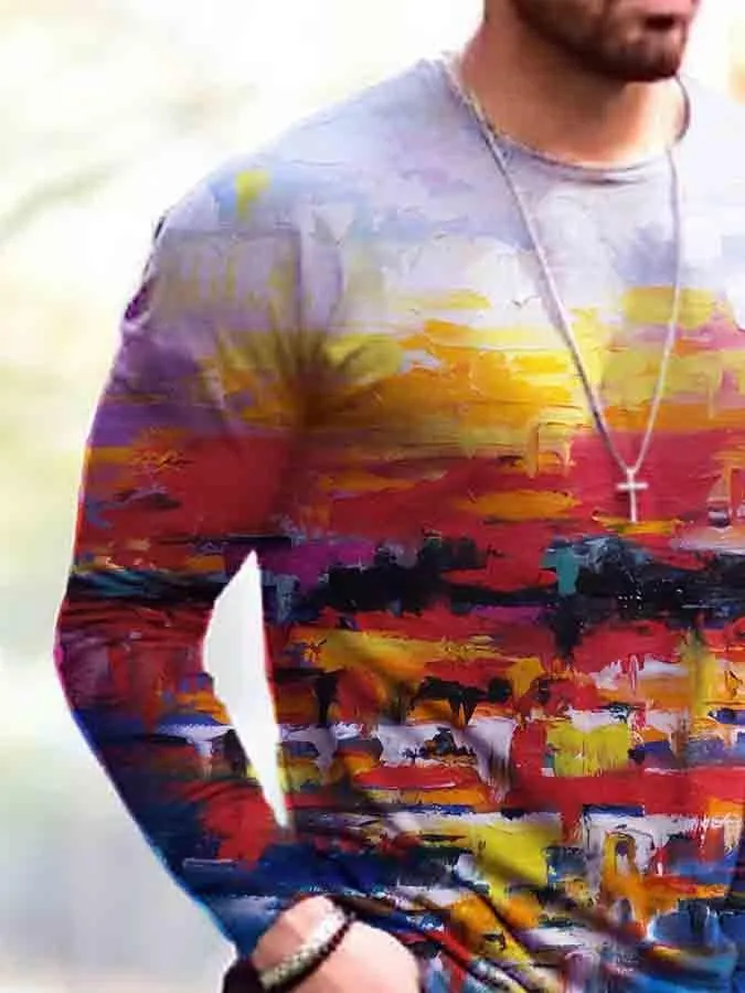 As Picture Abstract Casual Shirts & Tops