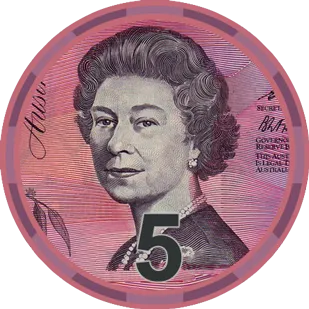 Australian Currency Ceramic Poker Chips 500pce Chip Set
