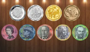 Australian Currency Ceramic Poker Chips 500pce Chip Set