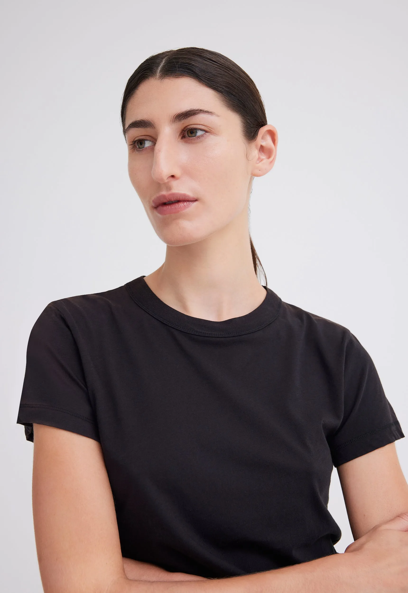 Baby Cotton Tee - Black
