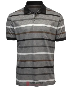 Back Bay Mercerised Cotton Striped Polo