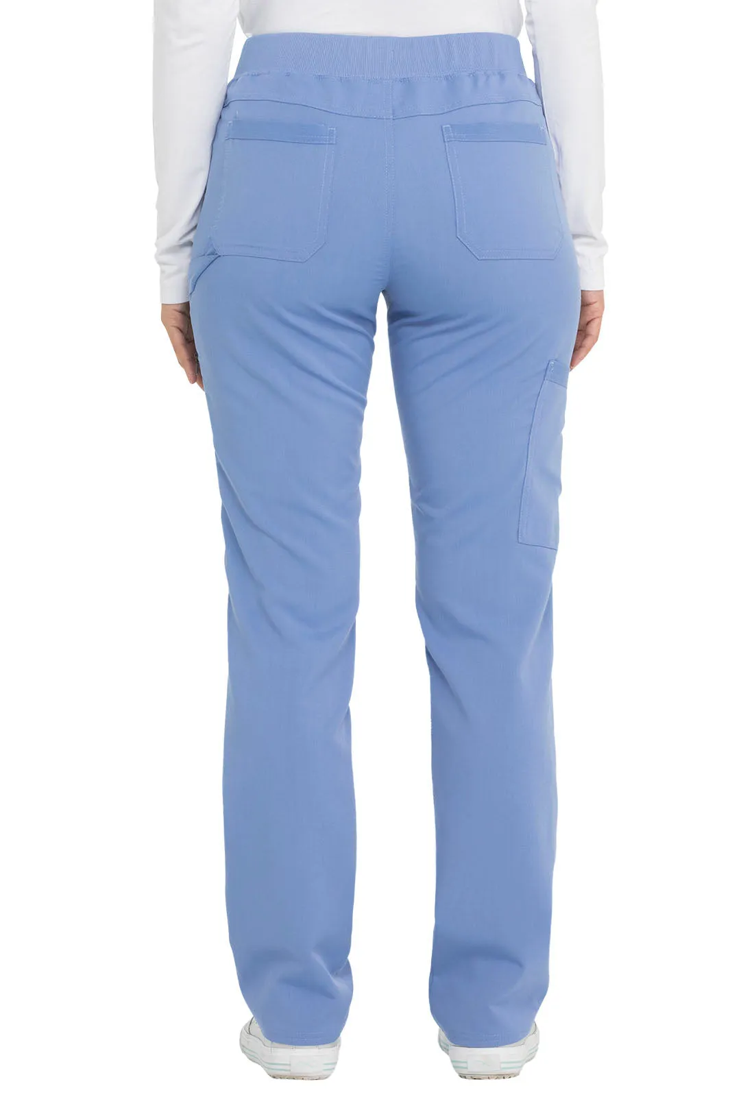 Balance DK135 Mid Rise Tapered Leg Pull-on Pants Ciel