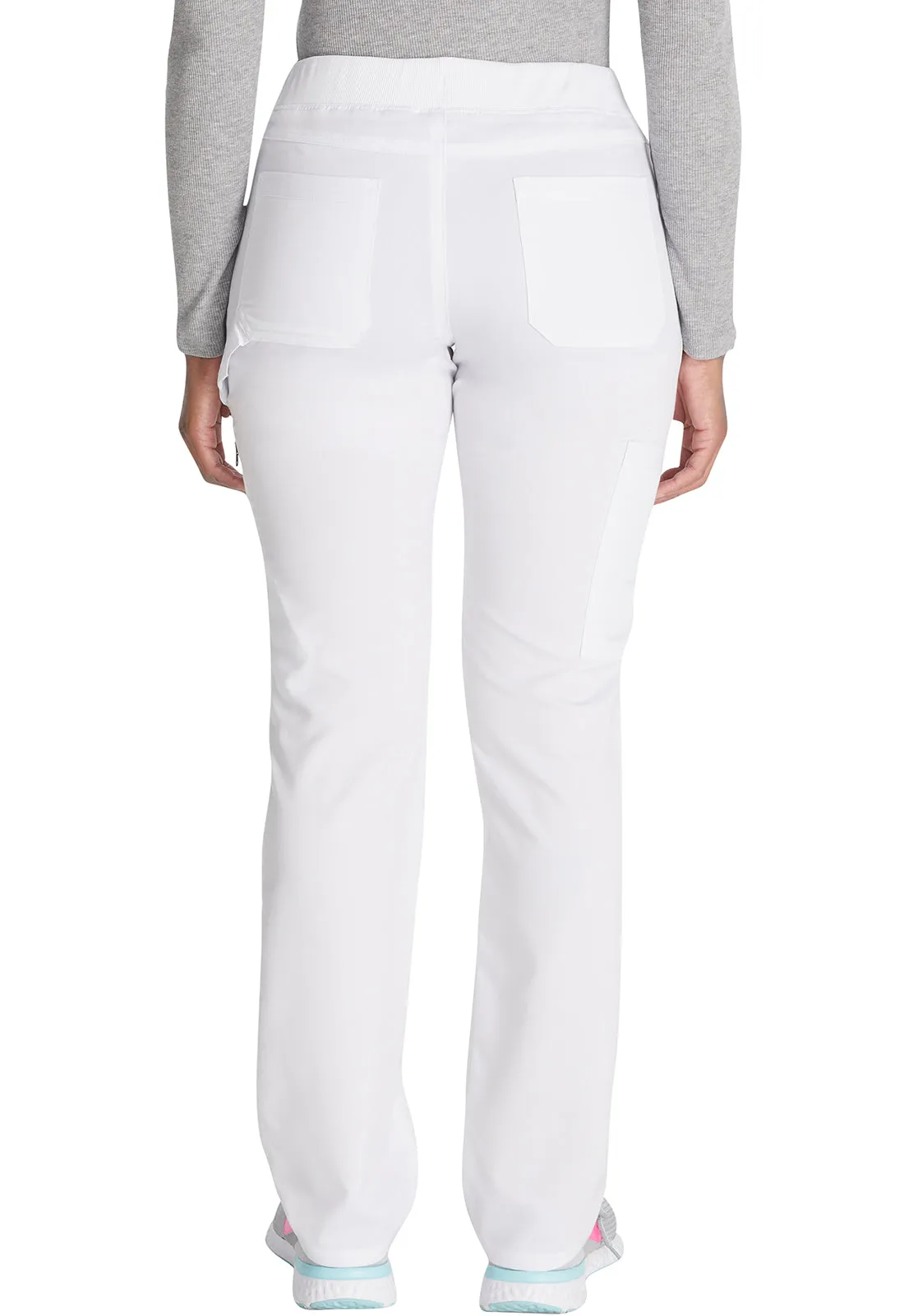Balance DK135 Mid Rise Tapered Leg Pull-on Pants White