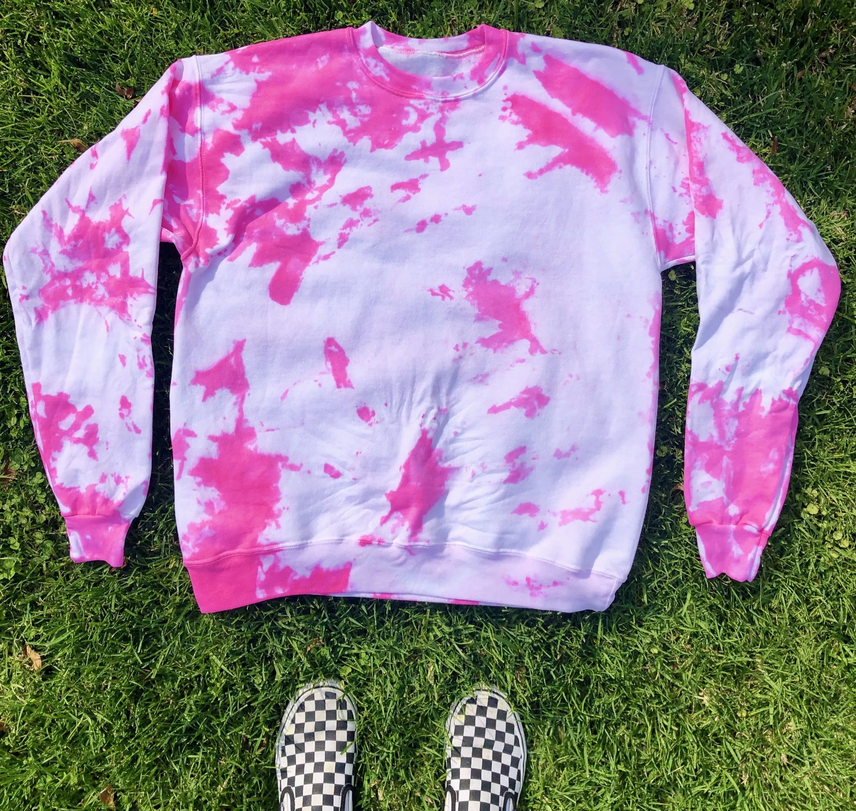 Barbie Pink Tie Dye Crewneck