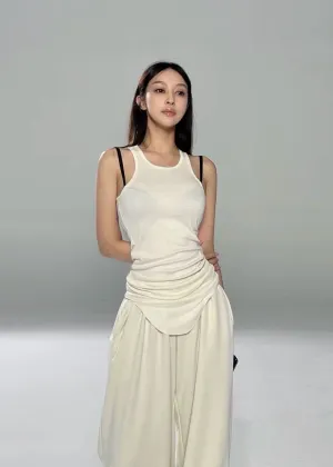 Beige Casual Sporty-Chill Set