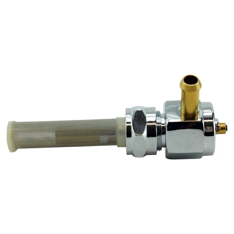 Billet petcock fuel valve 22mm 90 degree right outlet