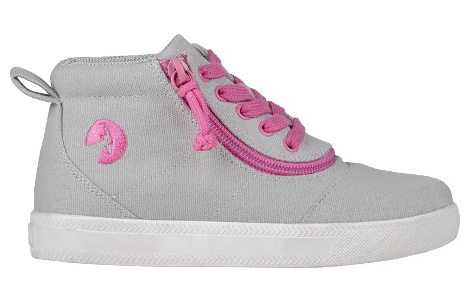 Billy Grey/Pink BILLY D|R Short Wrap High Tops