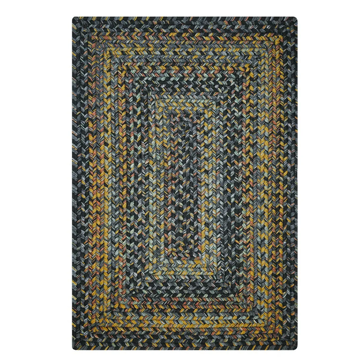 Black Forest Ultra Durable Small Braided Oval Rugs In Set
