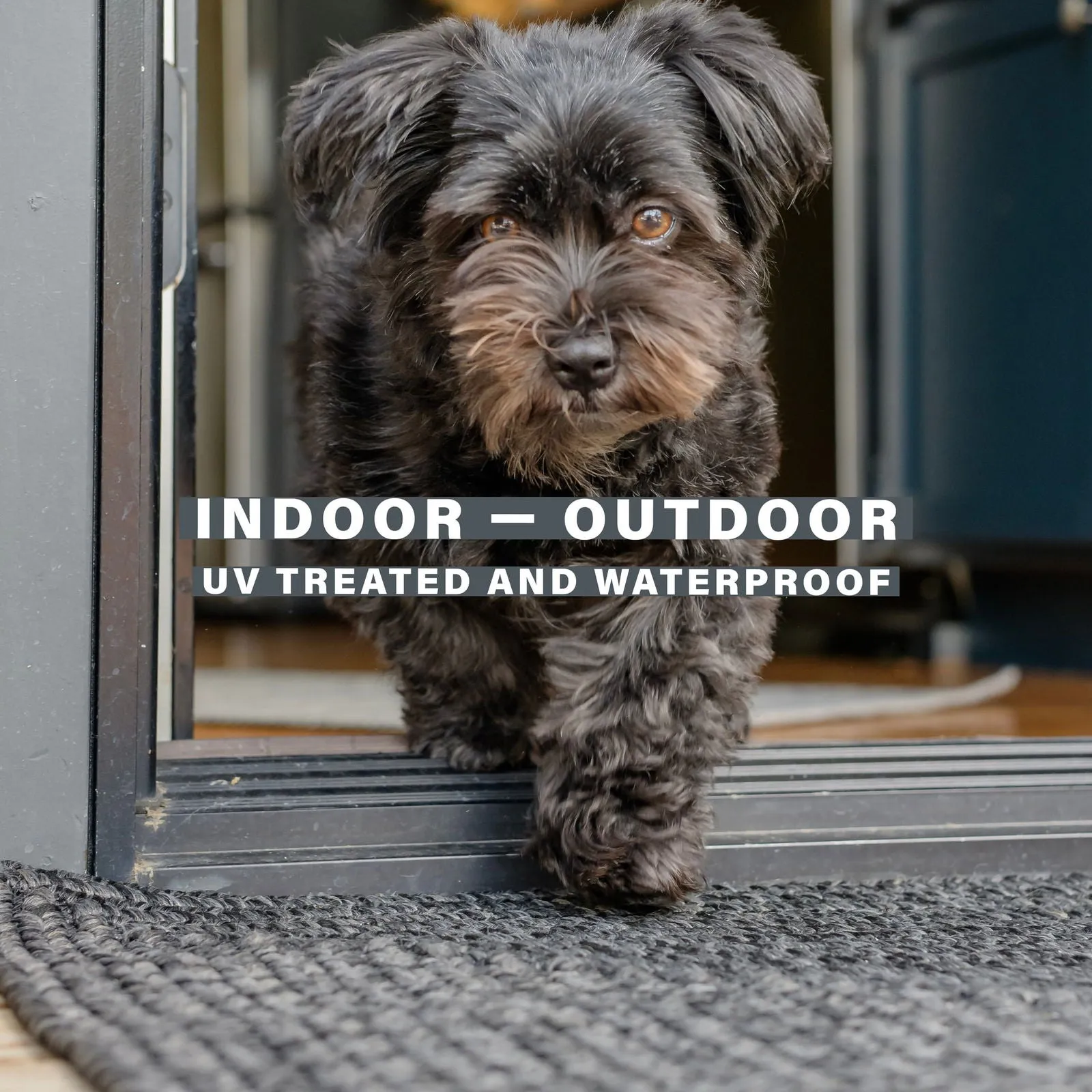 Black Ultra Durable Small Braided Rugs In Set