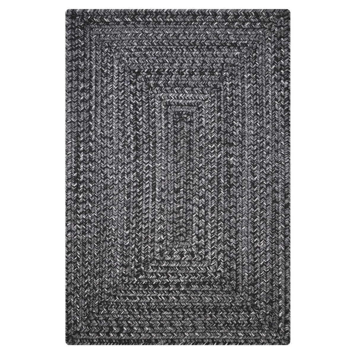 Black Ultra Durable Small Braided Rugs In Set