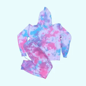 Blue Raspberry Tie Dye Loungewear Set