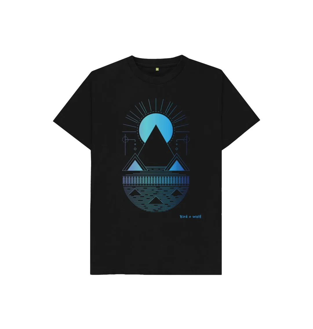 Blue Triangle Short Sleeve Kids Tee