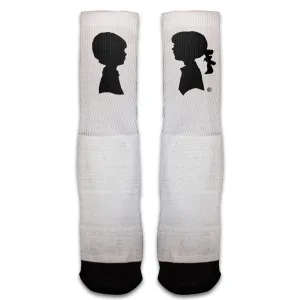 BMG Logo Socks (White/Black)