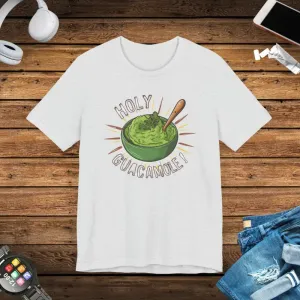 Bold Holy Guacamole Avocado Print Tee
