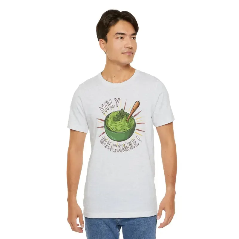 Bold Holy Guacamole Avocado Print Tee