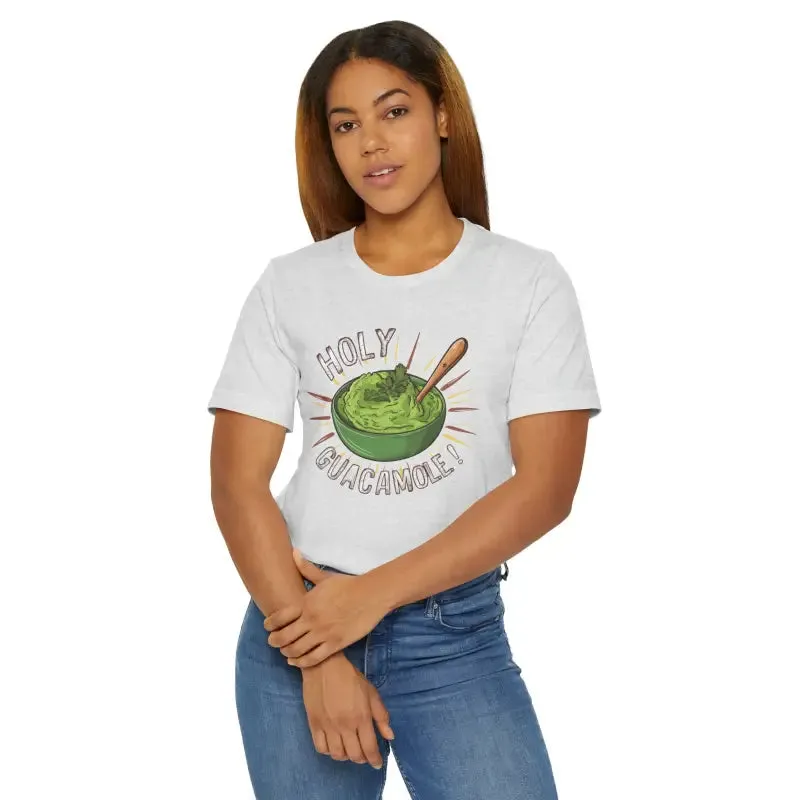 Bold Holy Guacamole Avocado Print Tee