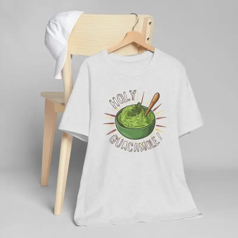 Bold Holy Guacamole Avocado Print Tee