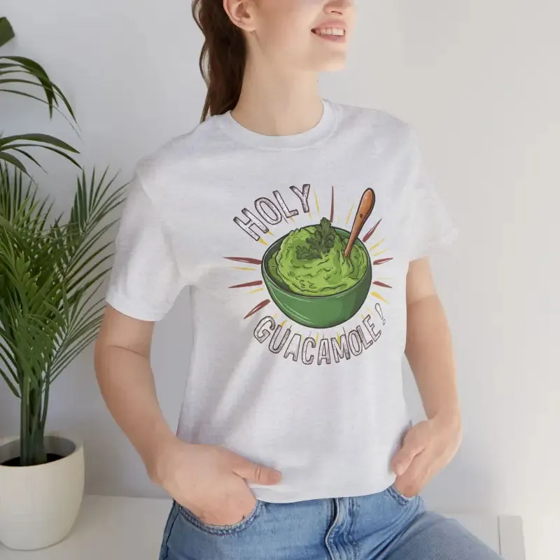 Bold Holy Guacamole Avocado Print Tee