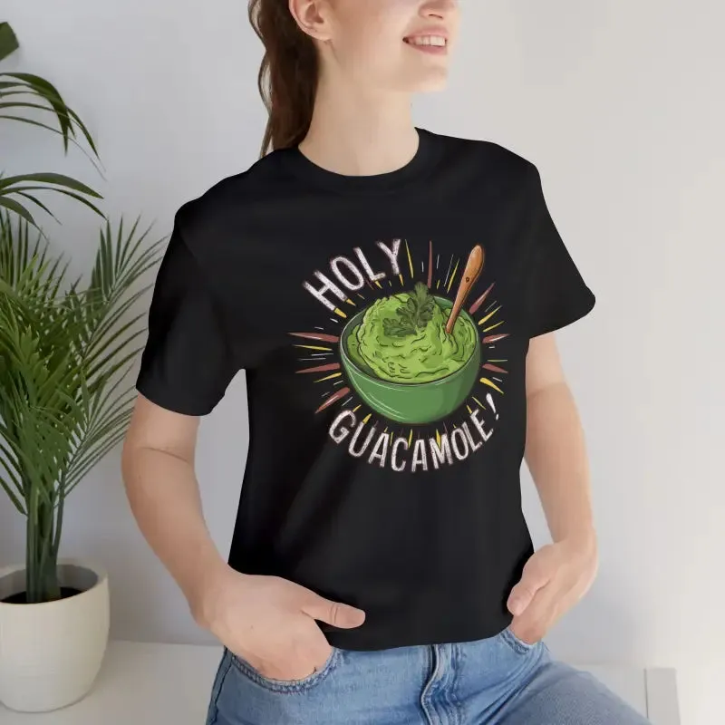 Bold Holy Guacamole Avocado Print Tee